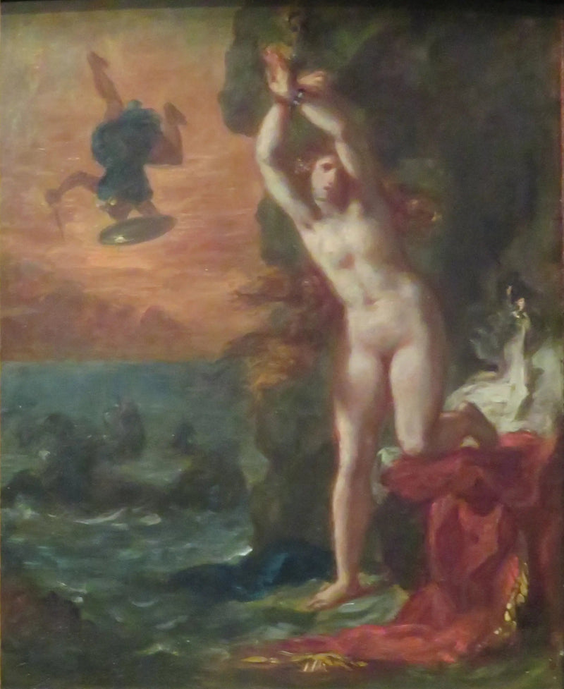 Perseu e Andrômeda - Eugène Delacroix
