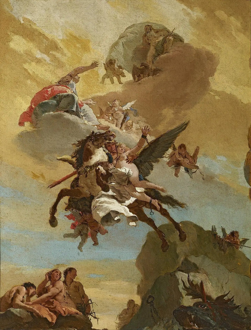 Perséu e Andrômeda - Giovanni Battista Tiepolo