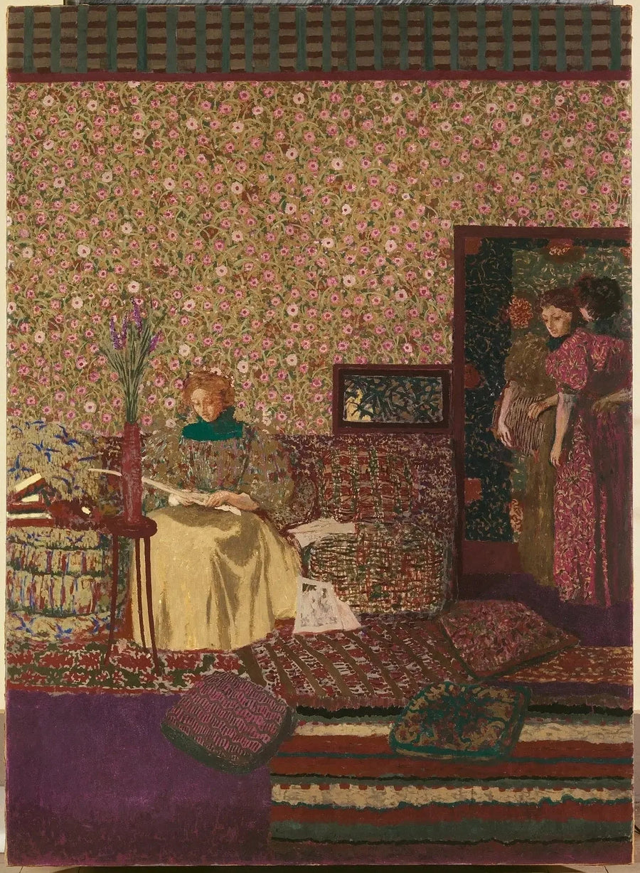 Personagens em um interior. A intimidade - Édouard Vuillard