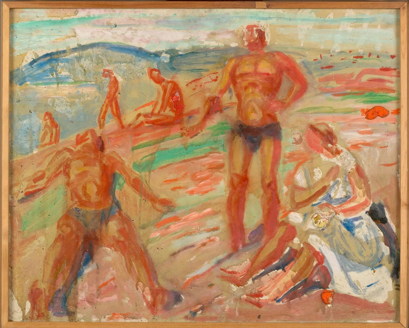 Pessoas tomando sol - Edvard Munch