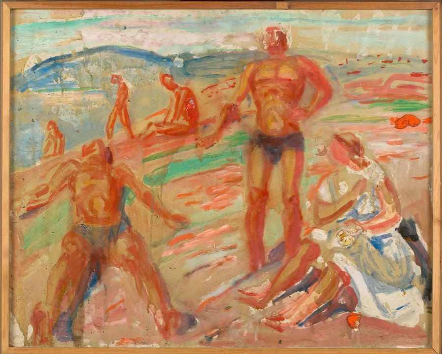 Pessoas tomando sol - Edvard Munch