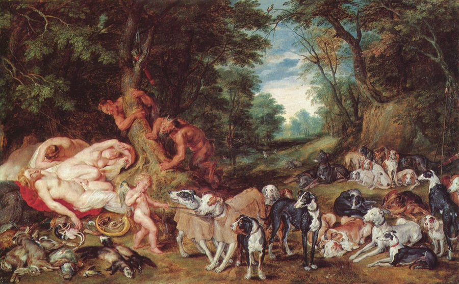 Diane et ses nymphes dans un paysage - Jan Brueghel l’Ancien