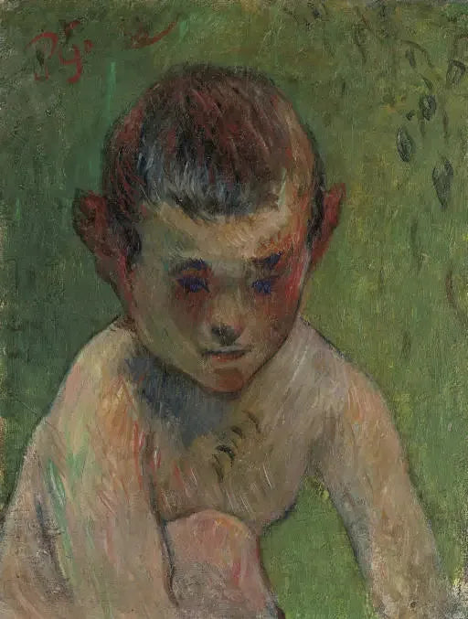 Pequeno banhista bretão - Paul Gauguin