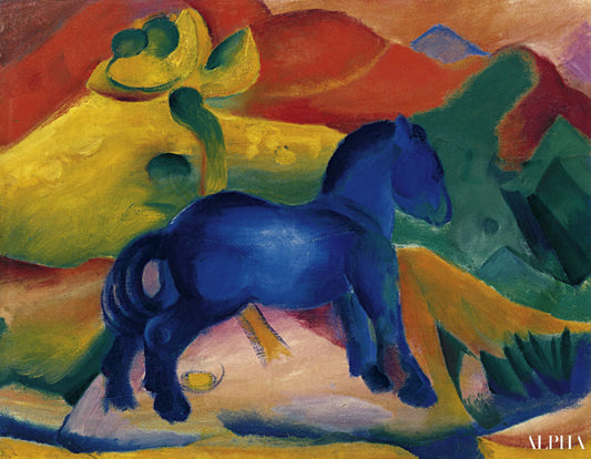 Petit cheval bleu - Franz Marc - Reproductions de tableaux et peintures haut de gamme