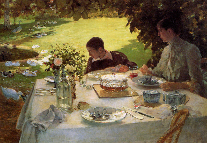 Pequeno-almoço no jardim - Giuseppe De Nittis