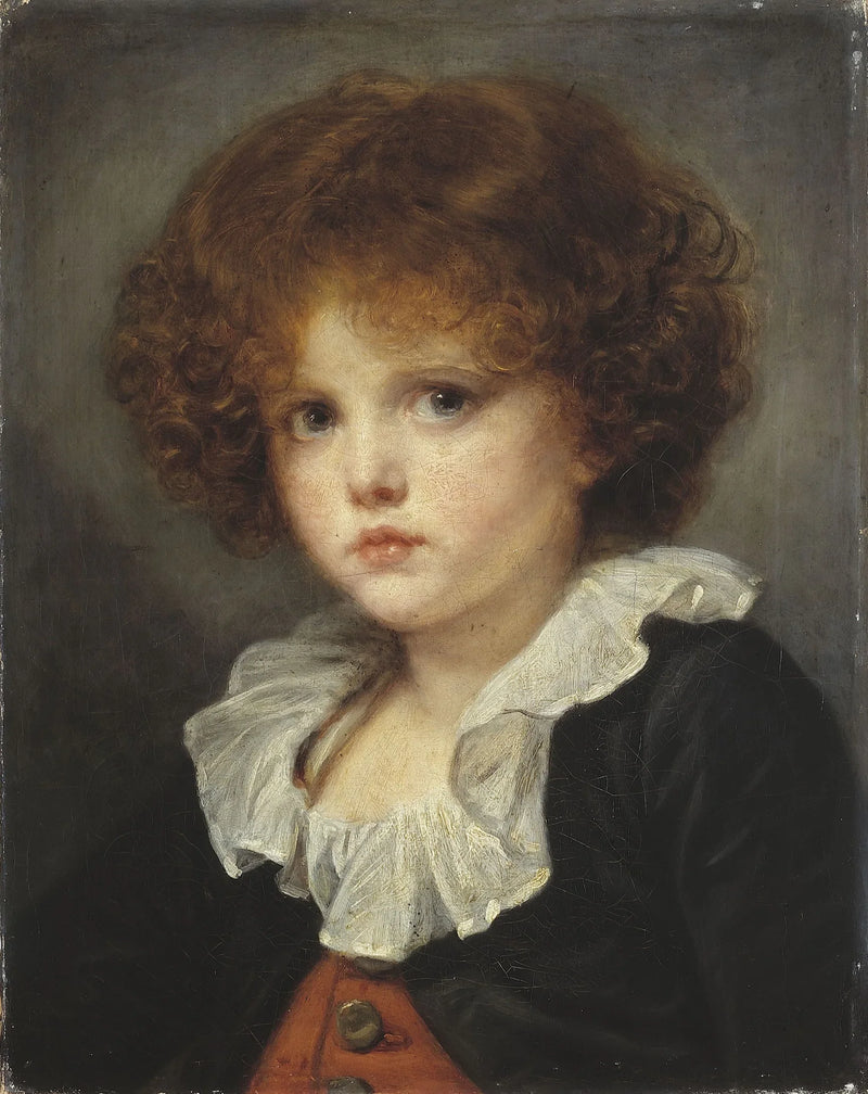 Menino Pequeno com colete vermelho - Jean-Baptiste Greuze