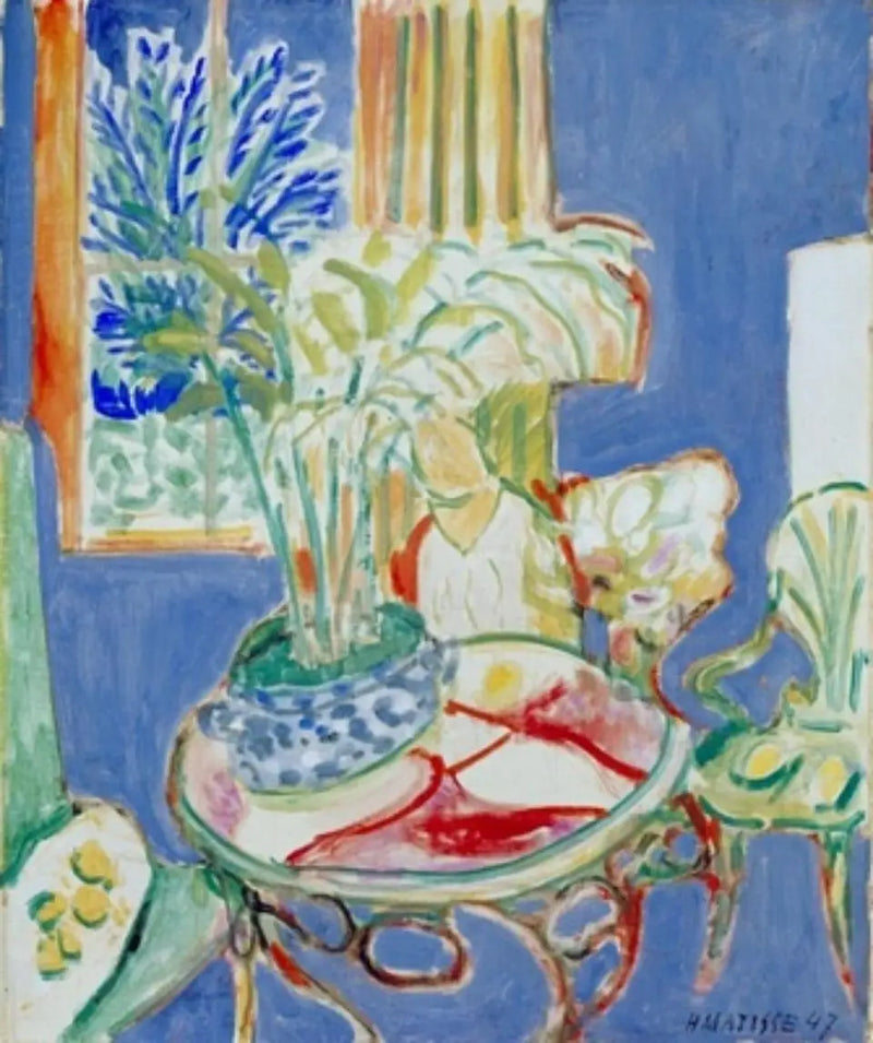 Pequeno interior azul - Henri Matisse