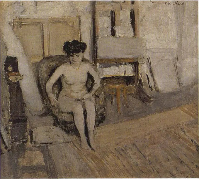 Pequeno nu sentado - Édouard Vuillard
