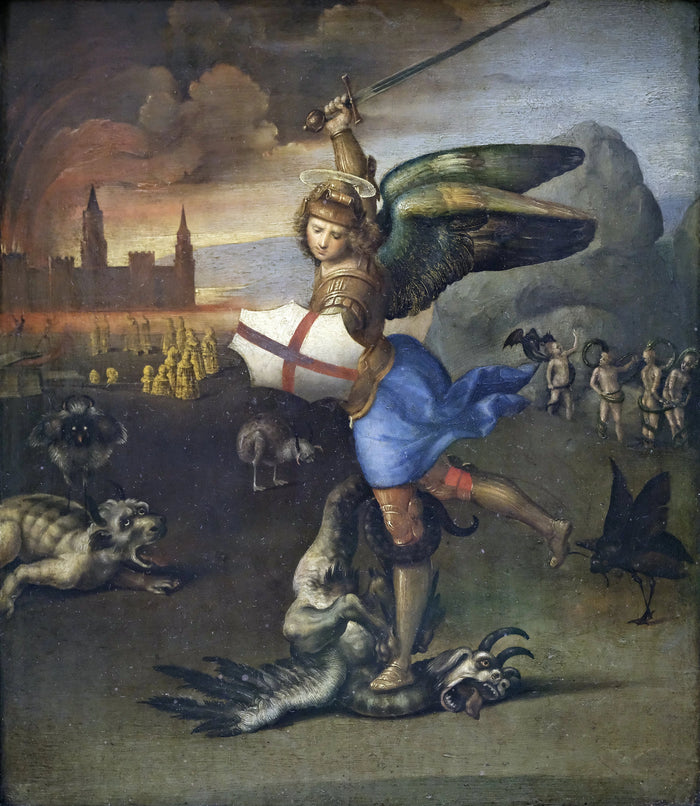 Le Petit Saint Michel, por volta de 1503-1505 - Raphaël