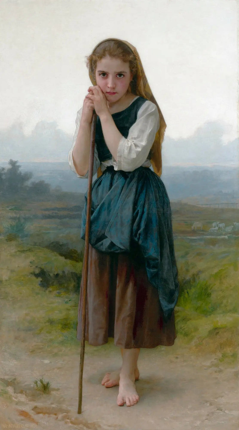 Pequena Pastora - Bouguereau