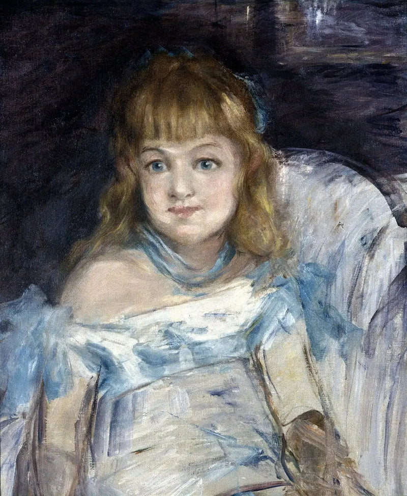 Menina pequena em uma cadeira - Édouard Manet