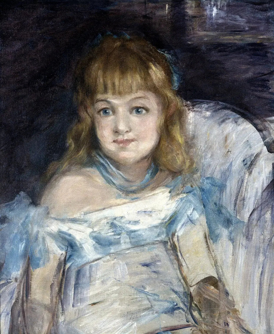 Menina pequena em uma cadeira - Édouard Manet