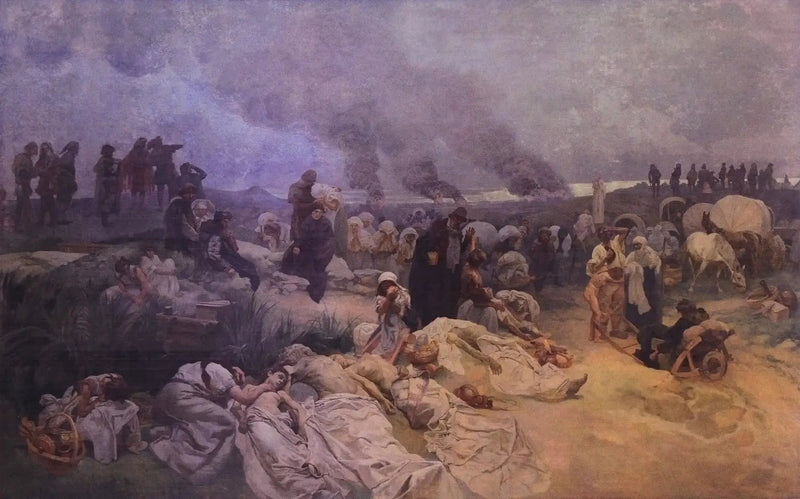 Petr Chelcicky em Vodnany - Alphonse Mucha
