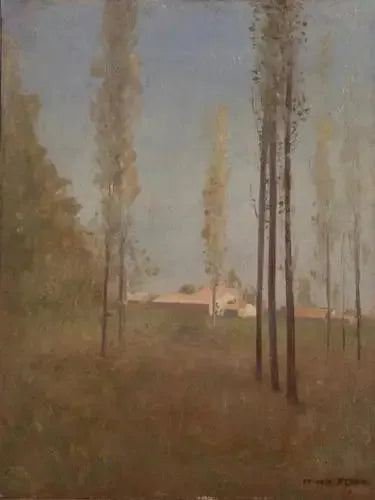 Peupliers em Peyrelebade - Odilon Redon