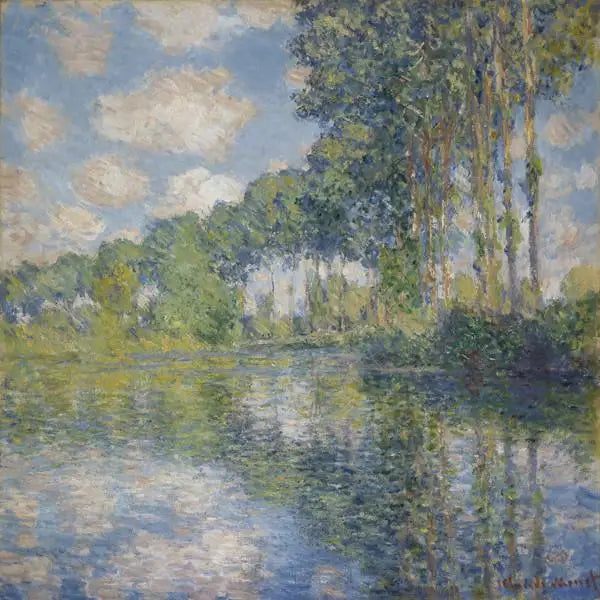 Árvores de choupo à beira do Epte - Claude Monet