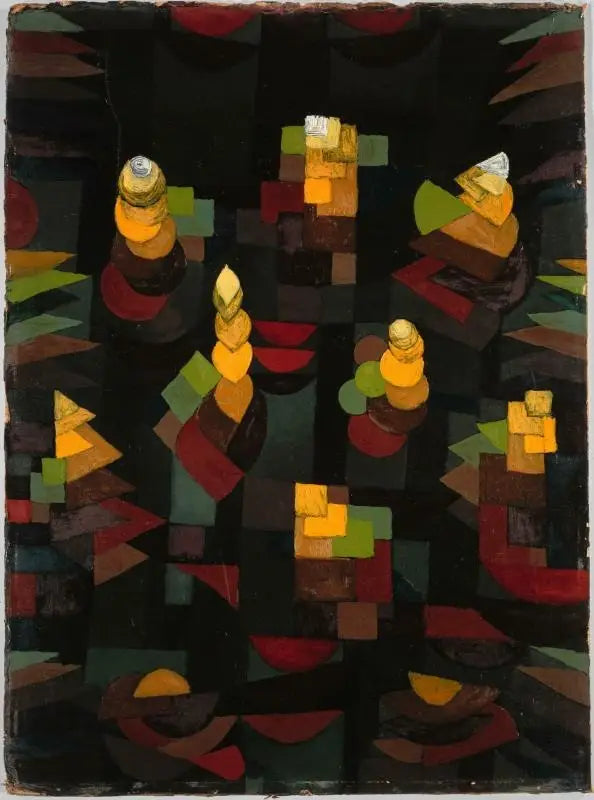 Crescimento de Plantas (Croissance) - Paul Klee