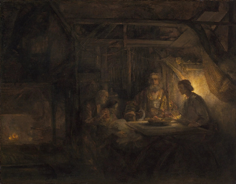Filémon e Baucis - Rembrandt