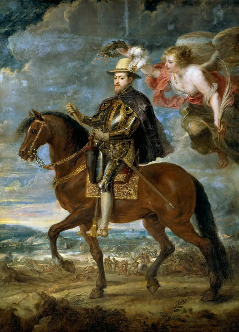 Filipe II a Cavalo - Peter Paul Rubens