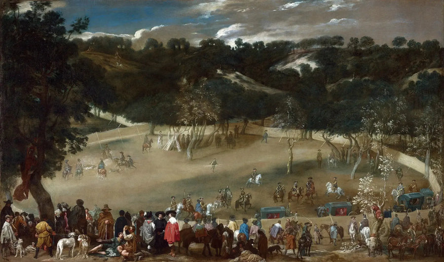 Filippo IV caçando o javali - Diego Velázquez