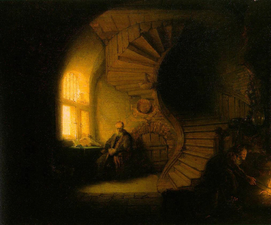 Filósofo em contemplação - Rembrandt