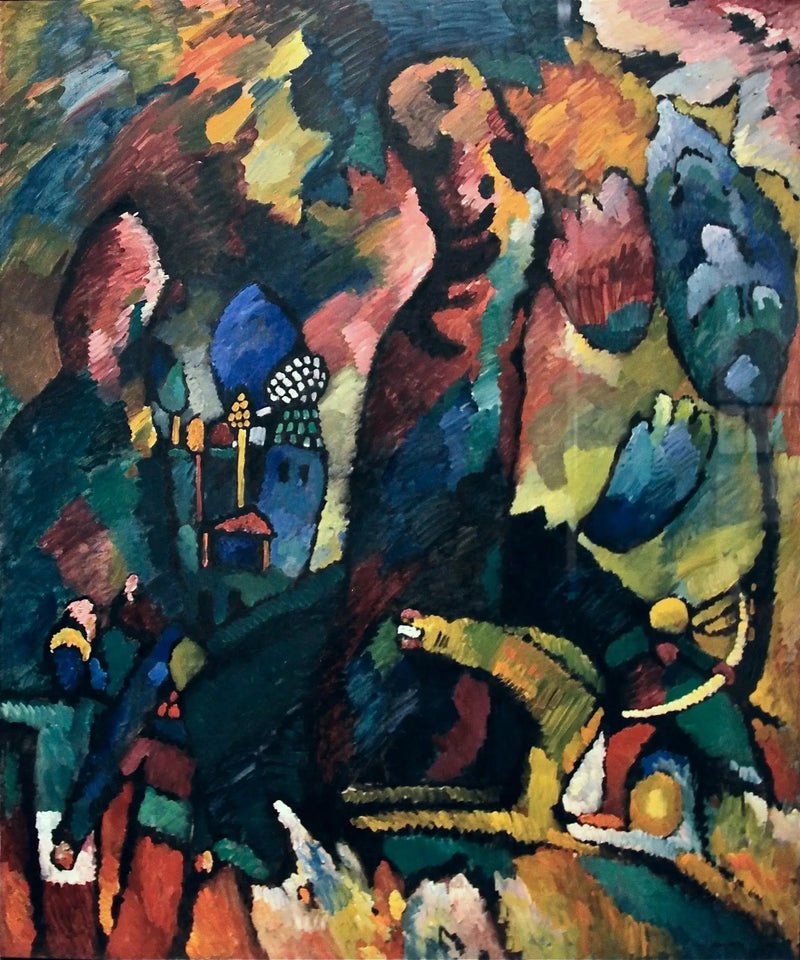 Foto com um arqueiro - Vassily Kandinsky
