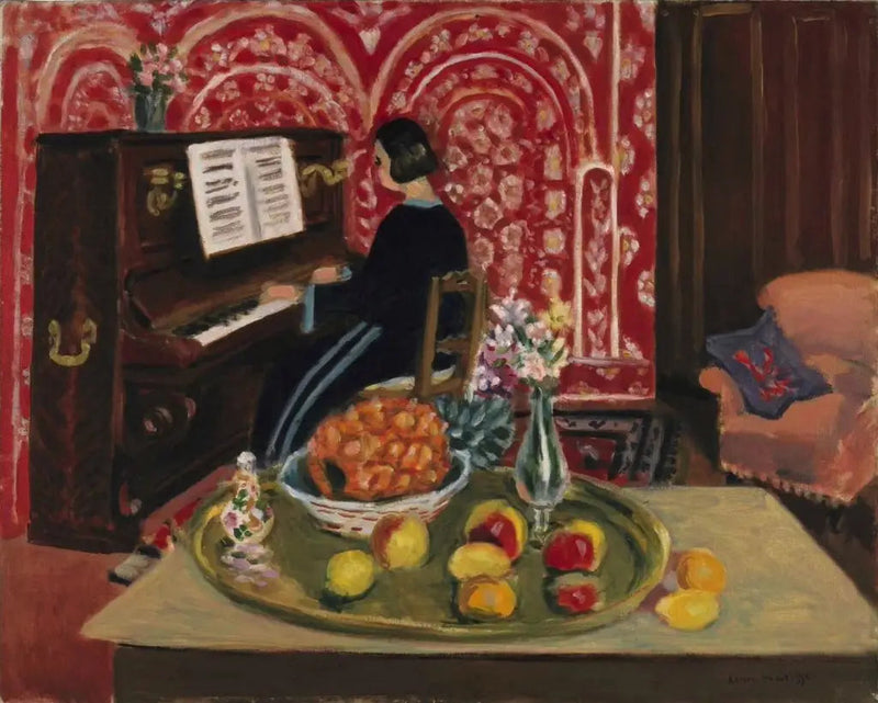 Pianista à natureza morta - Henri Matisse