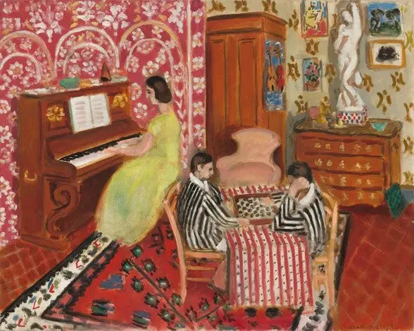 Pianista e Jogadores de damas - Henri Matisse
