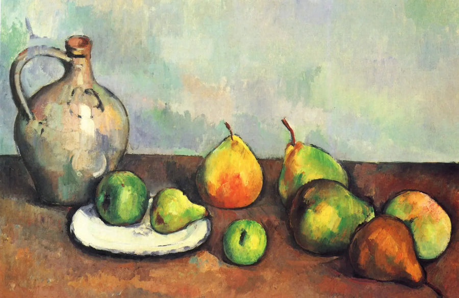 Jarro e frutas - Paul Cézanne