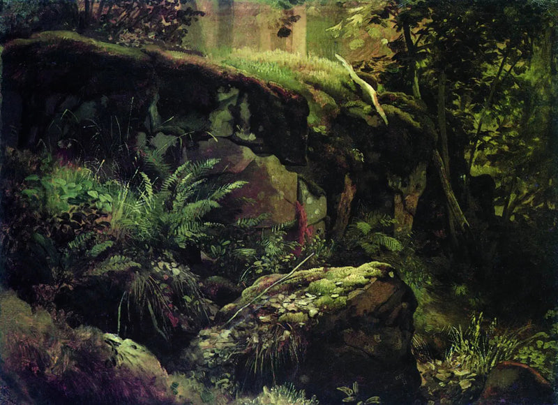 Pedras na floresta. Valaam - Ivan Chichkine