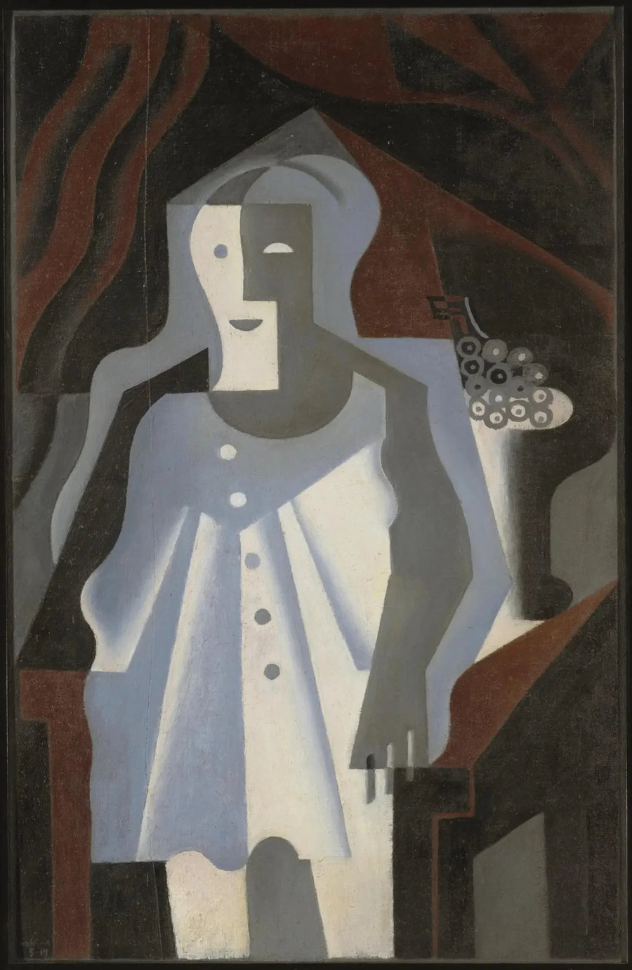 Pierrot na parreira - Juan Gris