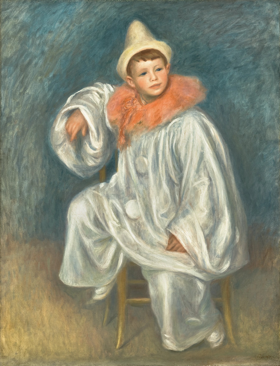 O Pierrot Branco - Pierre-Auguste Renoir