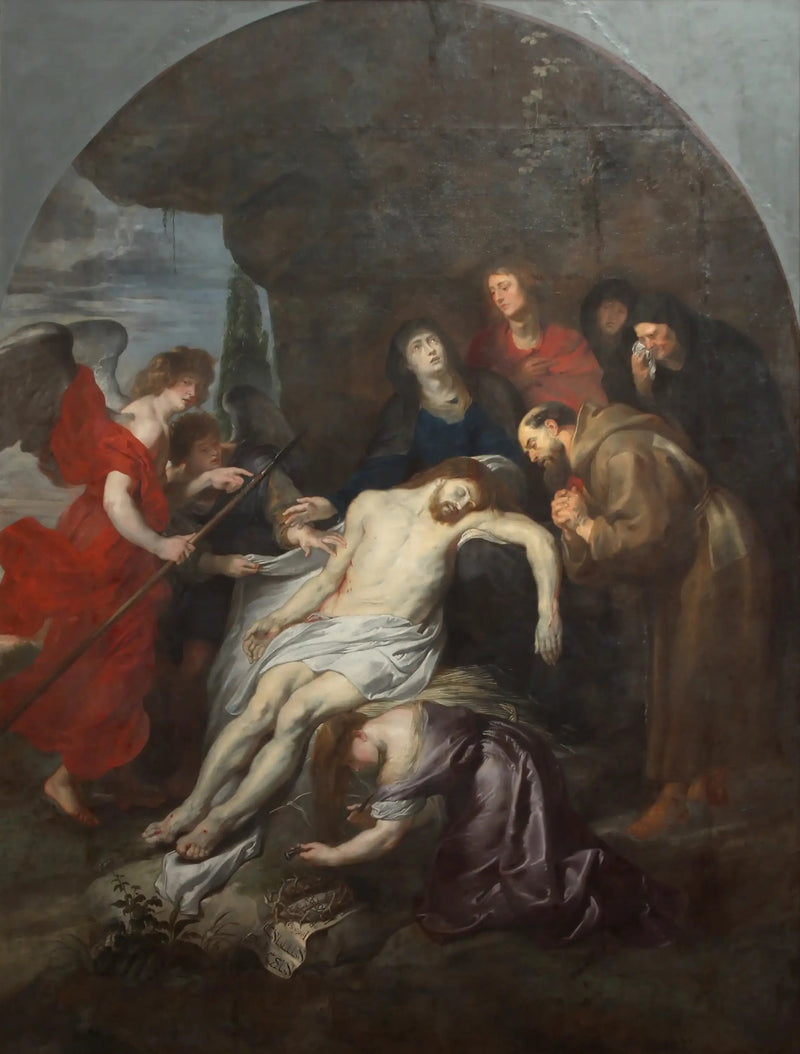 Pietà com São Francisco - Peter Paul Rubens