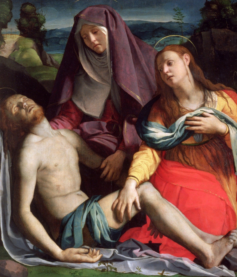 Pietà com Santa Maria Madalena - Bronzino
