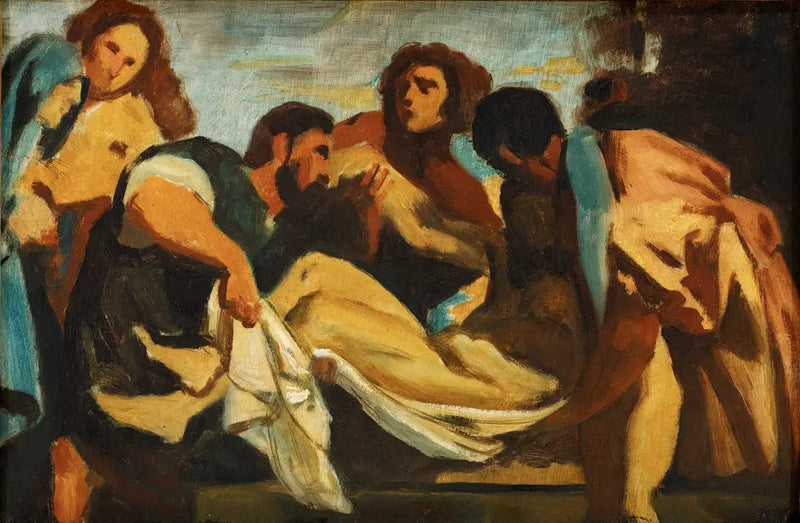 Pietà, após Titian - Paul Cézanne