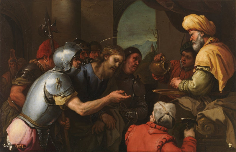 Pilato lavando as mãos - Luca Giordano