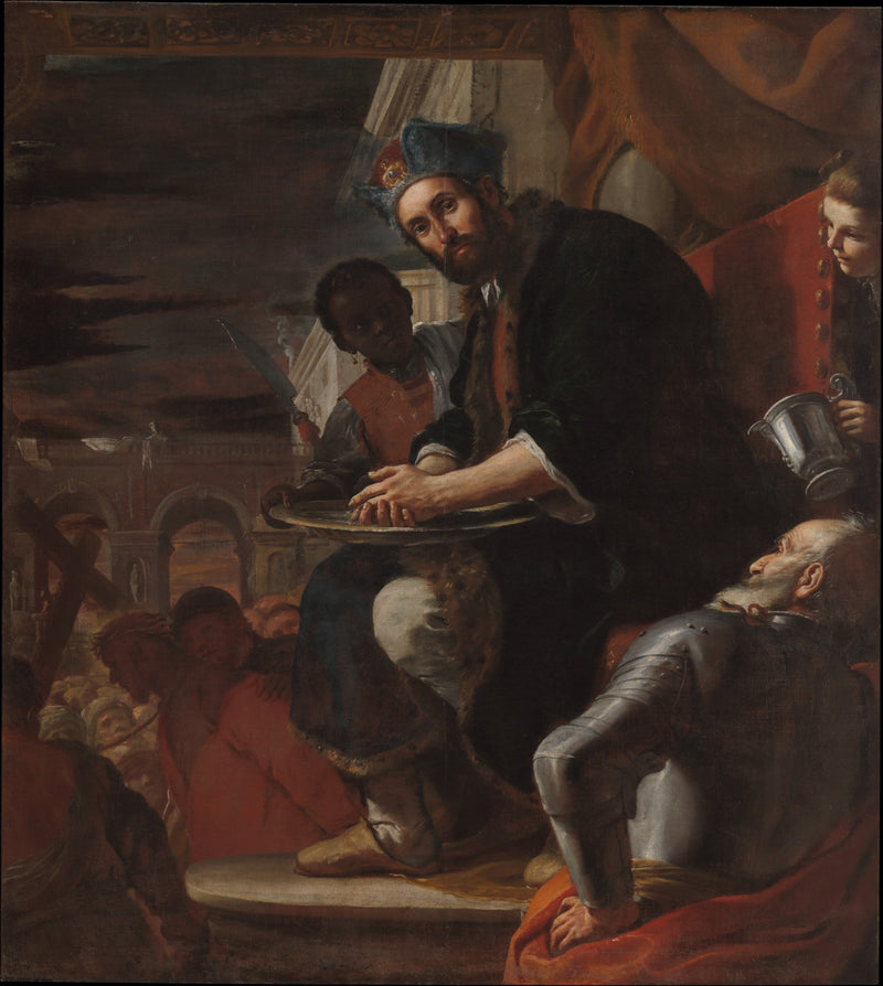 Pilato lavando as mãos - Mattia Preti