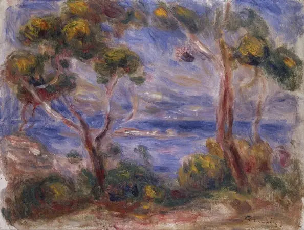 Pins em Cagnes - Pierre-Auguste Renoir
