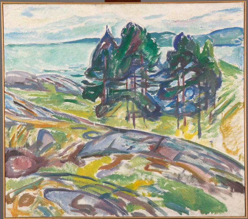 Alfinetes perto do mar - Edvard Munch