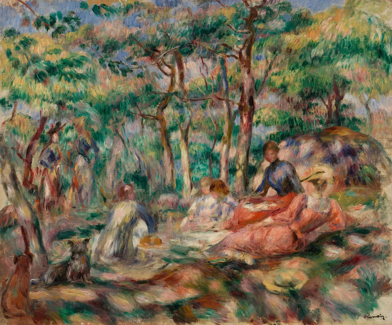 Piquenique (O Almoço na Relva) - Pierre-Auguste Renoir