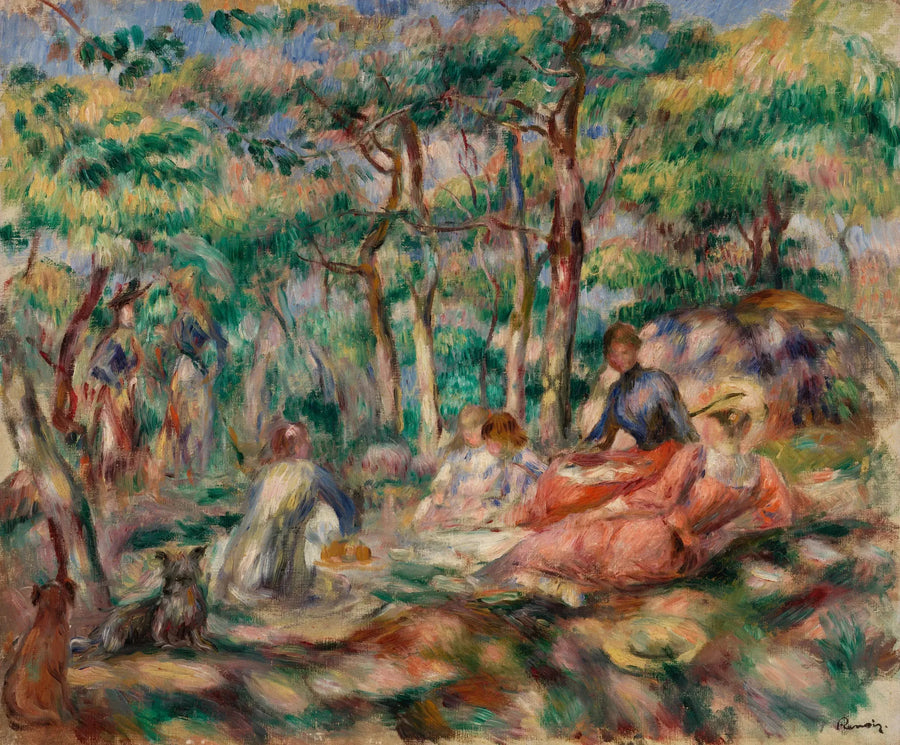 Piquenique (O Almoço na Relva) - Pierre-Auguste Renoir