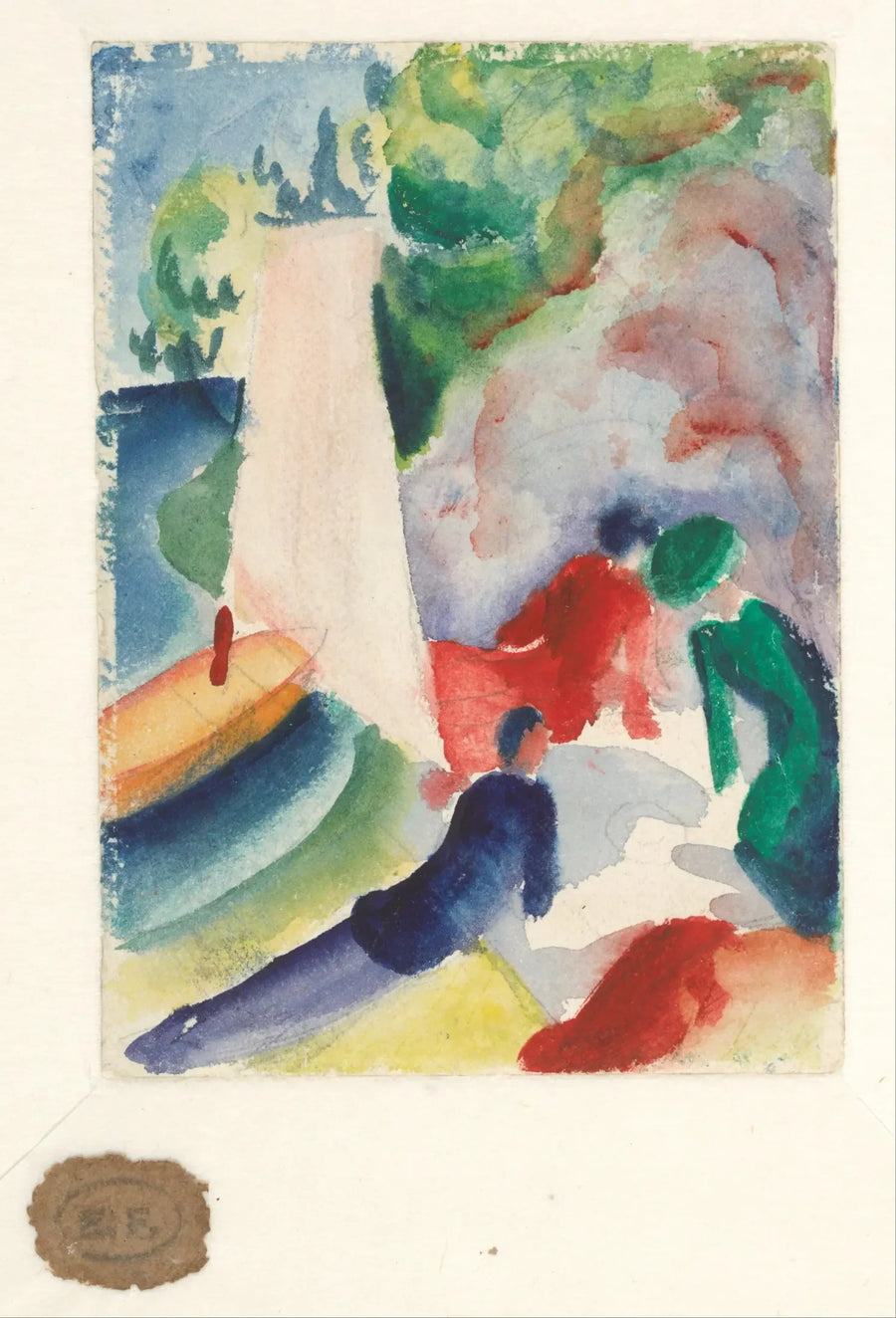 Piquenique na praia - August Macke