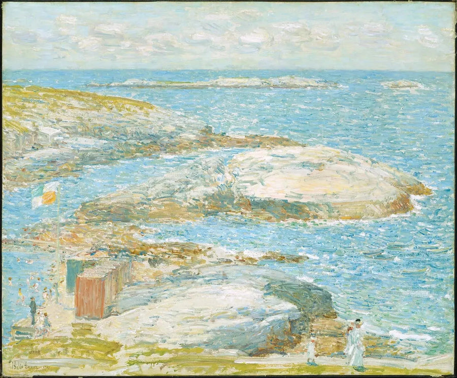 Piscina de banho, Appledore - Childe Hassam