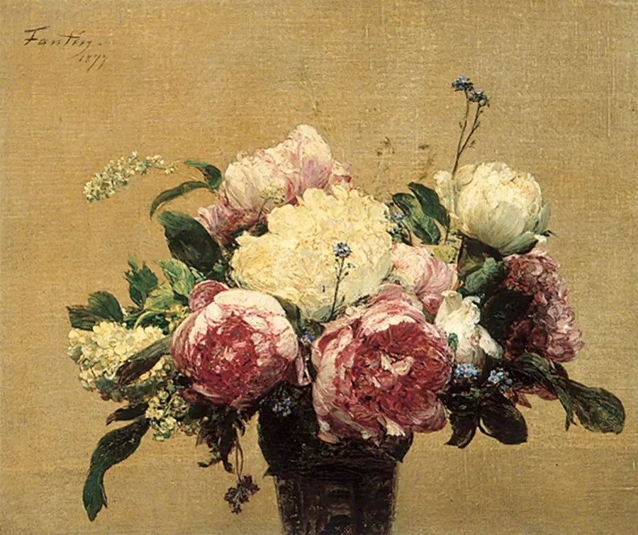 Peônias - Henri Fantin-Latour