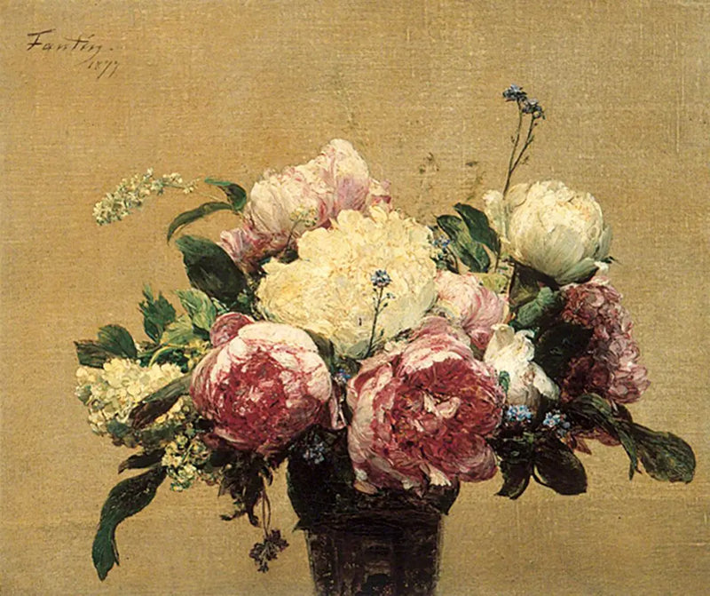 Peônias - Henri Fantin-Latour