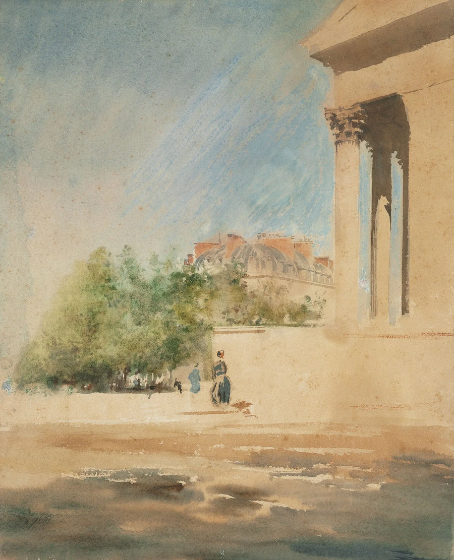 Praça de la Madeleine - II - Giuseppe De Nittis