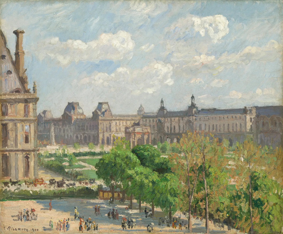 Praça do Carrossel, Paris - Camille Pissarro