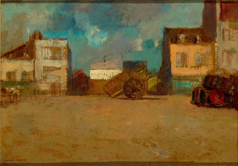 Praça da Vila, Bretanha - Odilon Redon