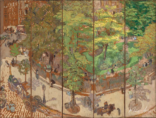 Place Vintimille - Édouard Vuillard - Reproductions de tableaux et peintures haut de gamme