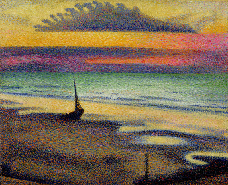 Praia em Heist - Georges Lemmen