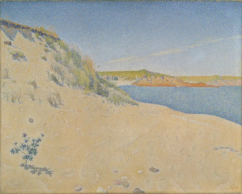Praia em Saint Briac - Paul Signac